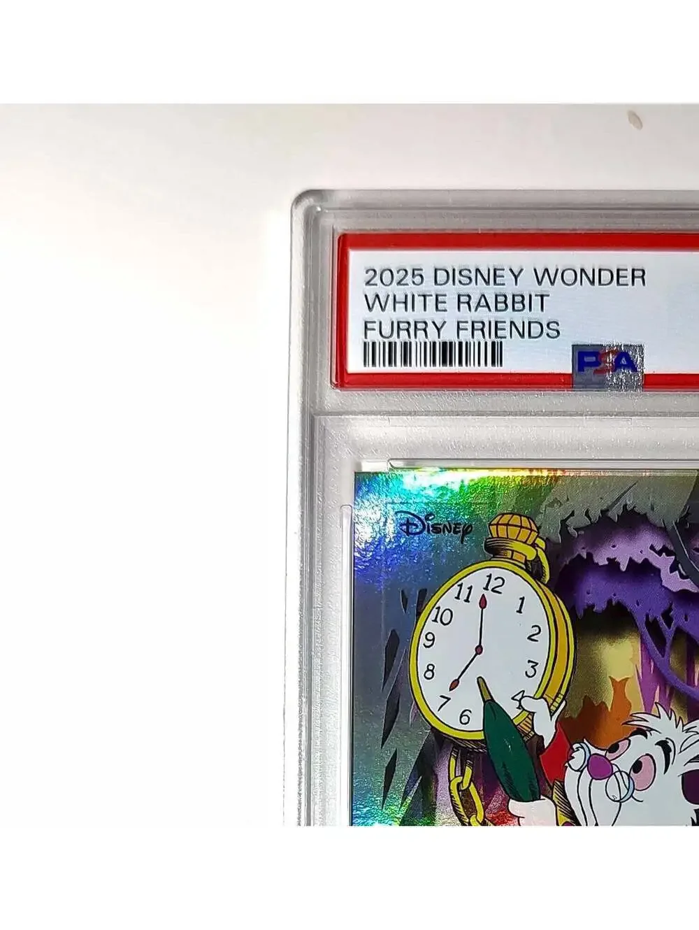 White Rabbit 2025 Topps Disney #FF-7 Furry Friends Card PSA 10